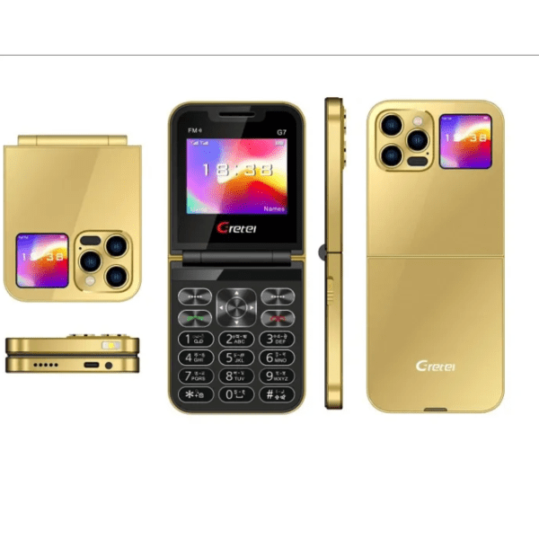 Gretel G7 Flip Folding Phone Dual Display Caseing