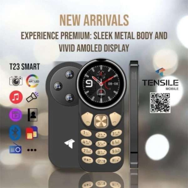 Tensile T23 – Stylish Metal Body & AMOLED Display!