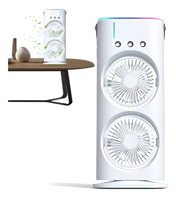 Portable Light Humidifier Double-Ended Spray Fan – গরীবের আধুনিক এসি!