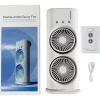 Portable Light Humidifier Double-Ended Spray Fan – গরীবের আধুনিক এসি!
