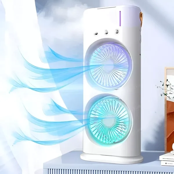 Portable Light Humidifier Double-Ended Spray Fan – গরীবের আধুনিক এসি!
