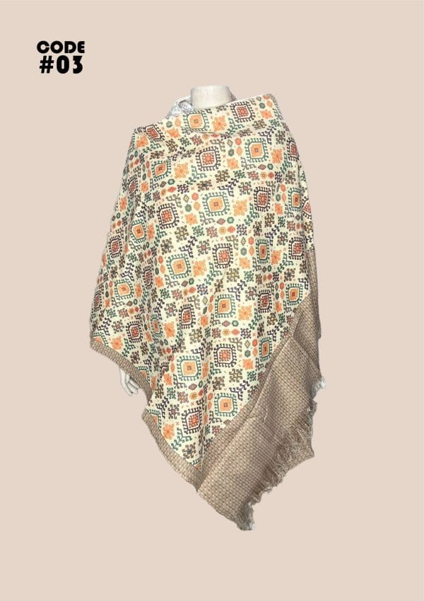 0003 Digital Print Woolen Shawl-0003