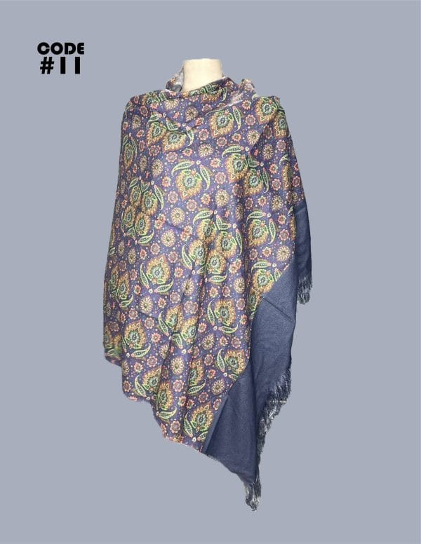 0011 Digital Print Woolen Shawl-0011