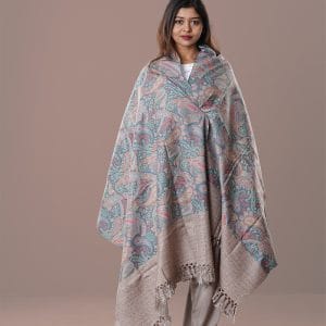 0012 Digital Print Woolen Shawl-0012