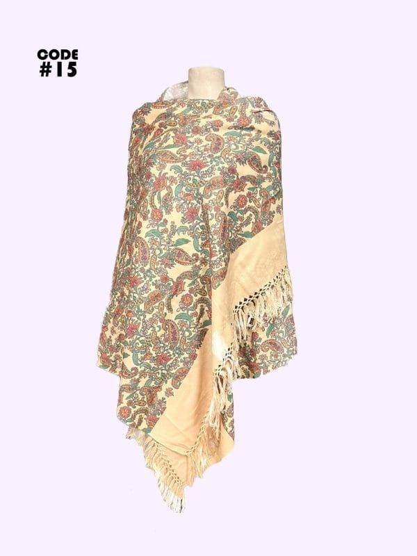 0015 Digital Print Woolen Shawl-0015