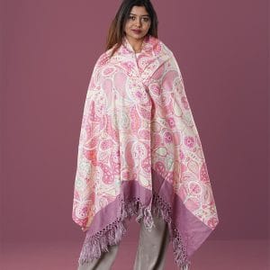 0028 Digital Print Woolen Shawl-0028