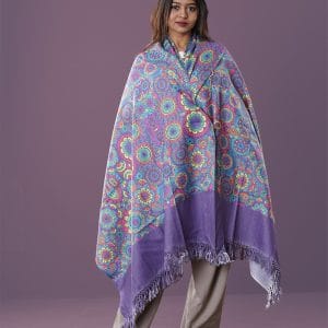 0053 Digital Print Woolen Shawl-0053