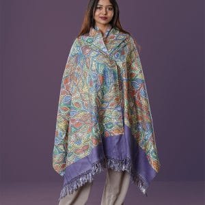 0054 Digital Print Woolen Shawl-0054