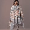 Digital Print Woolen Shawl-0060
