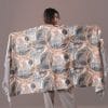 Digital Print Woolen Shawl-0060