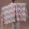 Digital Print Woolen Shawl-0061