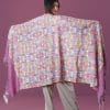 0064B Digital Print Woolen Shawl-0064