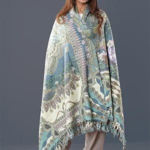 0074 Digital Print Woolen Shawl-0074