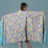 0077B Digital Print Woolen Shawl-0077