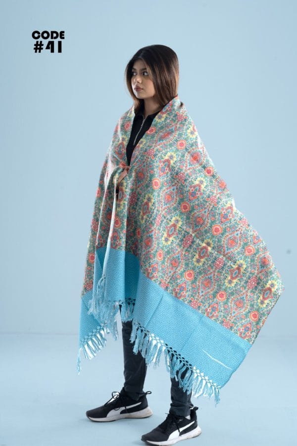 CODE 41 Digital Print Woolen Shawl-0041