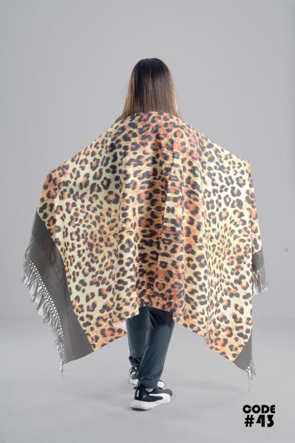 CODE 43 B Digital Print Woolen Shawl-0043