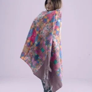 CODE 45 Digital Print Woolen Shawl-0045