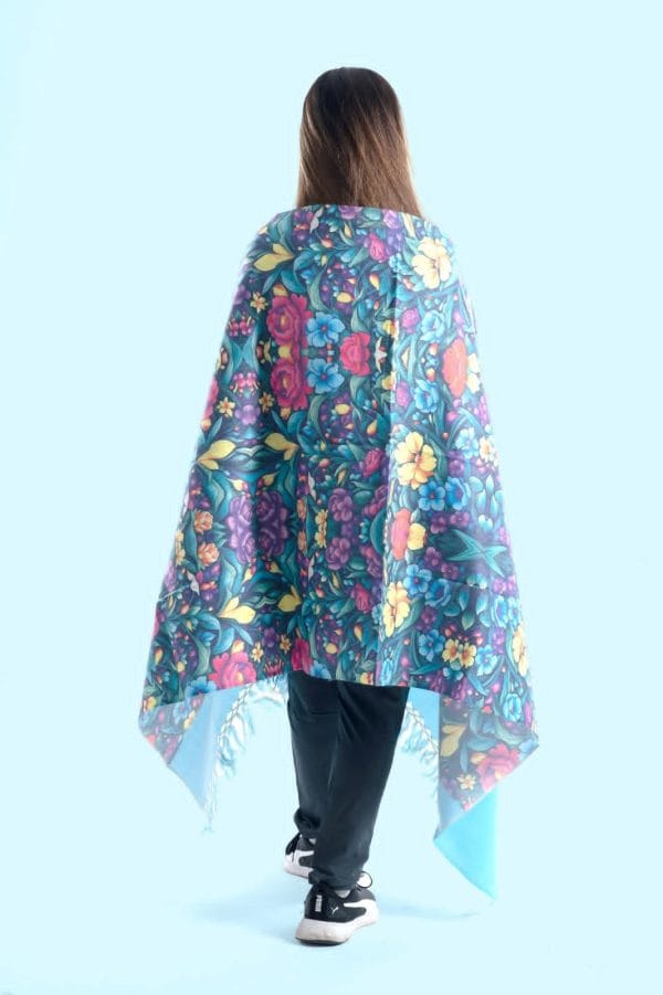 35B Digital Print Woolen Shawl-0035