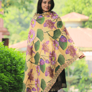 S012 Digital Print Woolen Shawl - S012