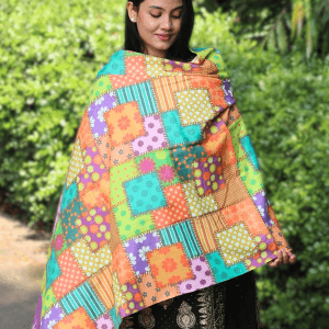 S013 Digital Print Woolen Shawl - S013