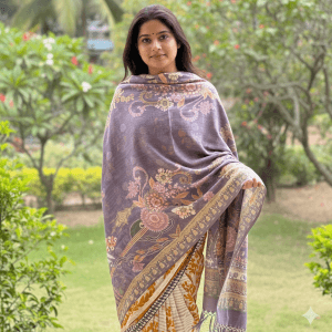 S020 Digital Print Woolen Shawl - S020
