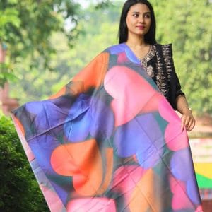 S035 (A) Digital Print Woolen Shawl - S035
