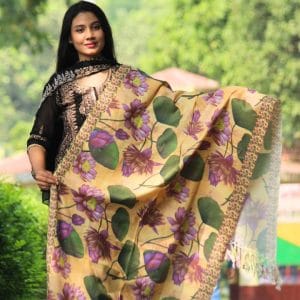 WEB_S021 (A) Digital Print Woolen Shawl - S021