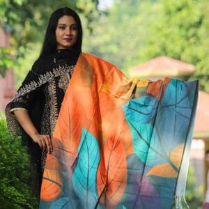 WEB_S022 (A) Digital Print Woolen Shawl - S022