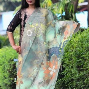 WEB_S030 (A) Digital Print Woolen Shawl - S030