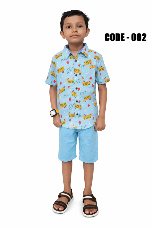 0002 Premium Kids Shirt & Pant Combo Set-002