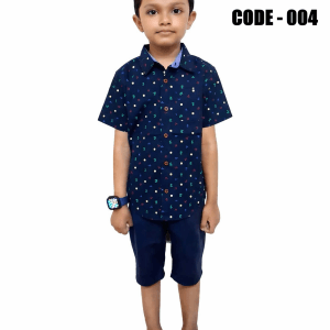 Premium Kids Shirt & Pant Combo Set-004