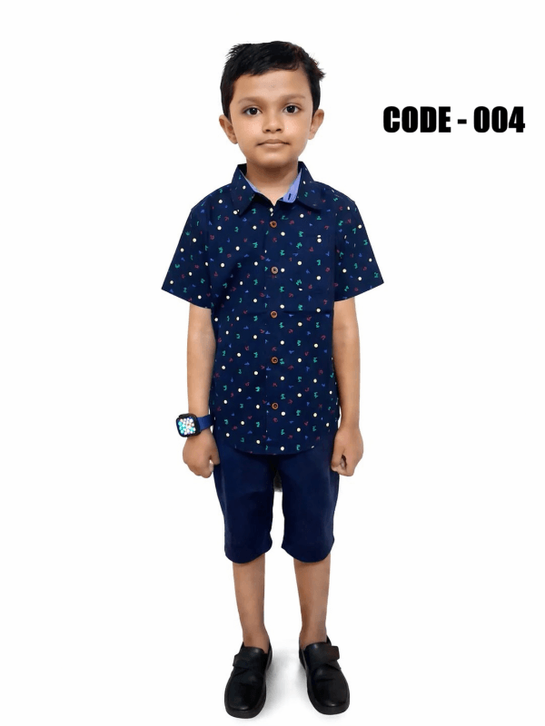 0004 Premium Kids Shirt & Pant Combo Set-004