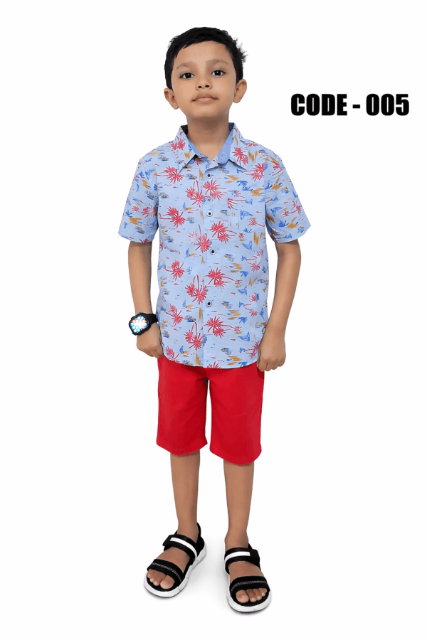 0005 Premium Kids Shirt & Pant Combo Set-005