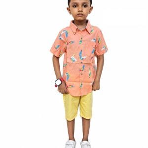 Premium Kids Shirt & Pant Combo Set-007