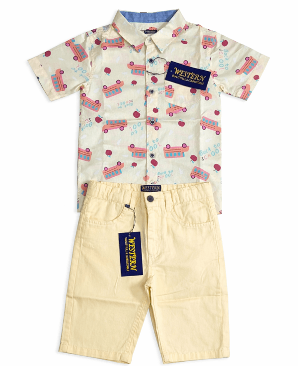 01 Premium Kids Shirt & Pant Combo Set-001