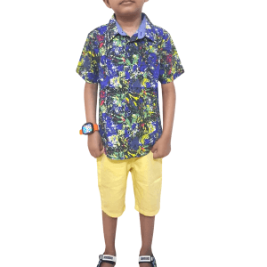 Premium Kids Shirt & Pant Combo Set-009
