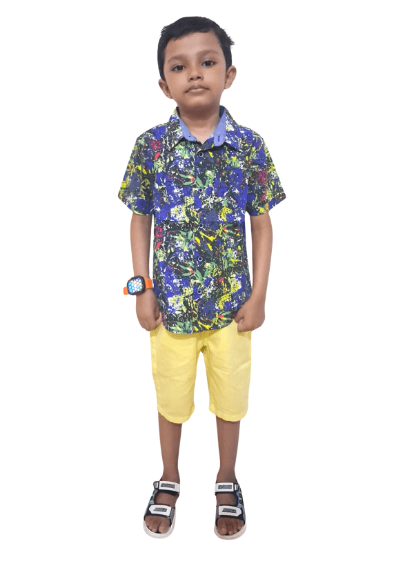 0009 Premium Kids Shirt & Pant Combo Set-009