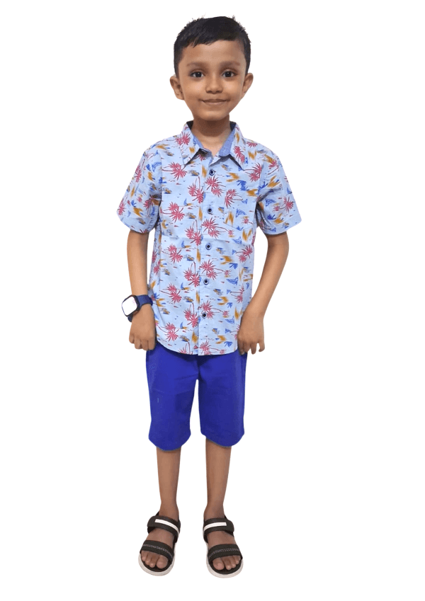 0011 Premium Kids Shirt & Pant Combo Set-011