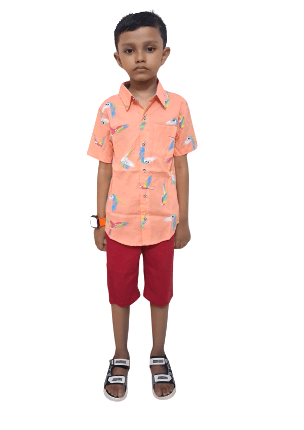 0014 Premium Kids Shirt & Pant Combo Set-014