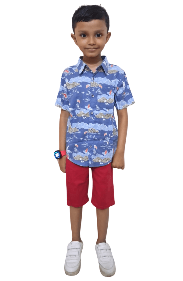 0015 Premium Kids Shirt & Pant Combo Set-015