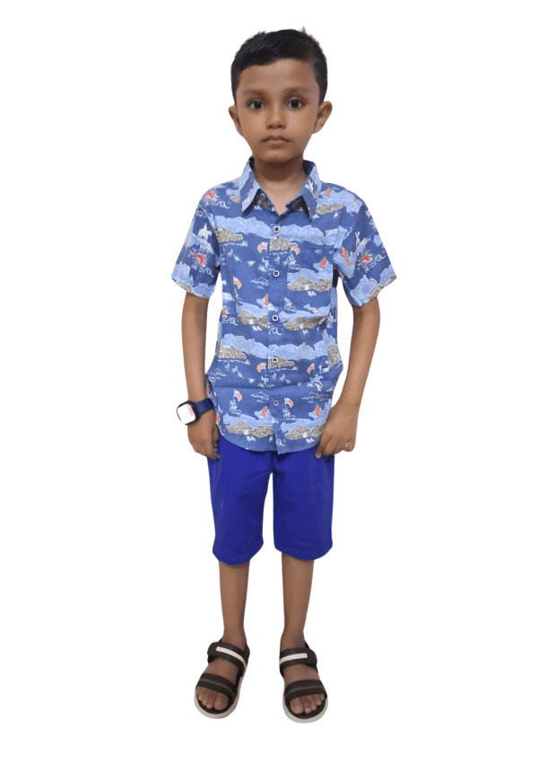 0016 Premium Kids Shirt & Pant Combo Set-016
