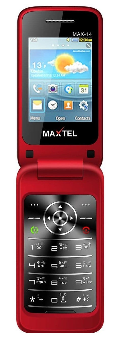 Max-02 Maxtel MAX-14 Folding Mobile Phone